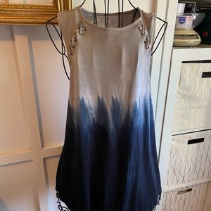 AEO Soft and Sexy Tank Gray Blue